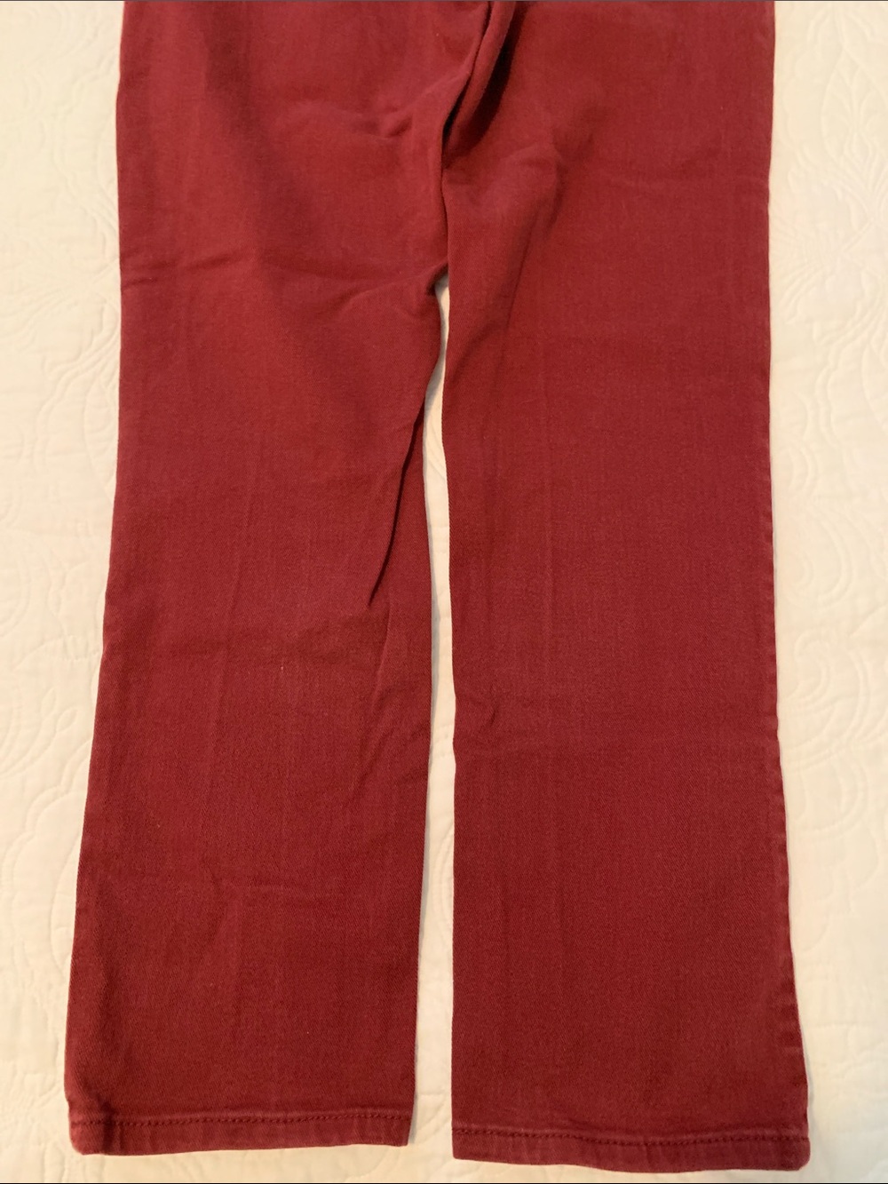 Levi 511 Men's Burgundy Slim Straight Jeans - Size W38 L34 - Picture 9 of 12